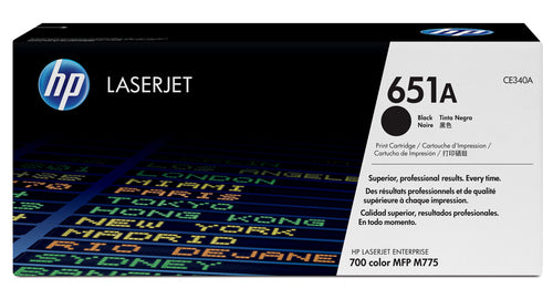 HP 651A LaseJet Black Print Toner Cartridge
