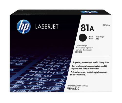 HP 81A Black Toner Cartridge