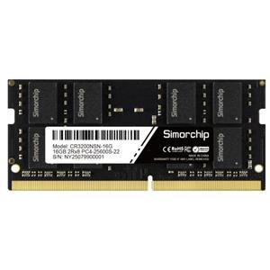 8GB Simorchip, DDR4-3200Mhz, SO-DIMM, 1Rx8, CL22, 1.2V, 260 Pin Notebook Memory Module
