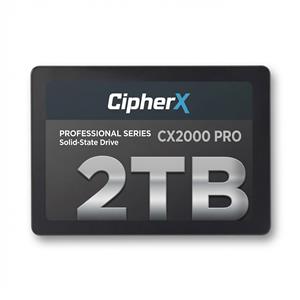 2TB CipherX, CX2000 PRO 2.5", 3D NAND TLC, NANDXtend ECC Data Protect, SLC Caching, SATA-6Gbps (TCG and AES Encryption support) SSD
