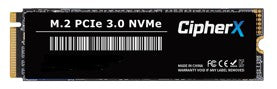 128GB CipherX, PRO 330, M.2 (2280) PCIe Gen3x4, NVMe (1x DWPD) SSD (3Yr Warranty)