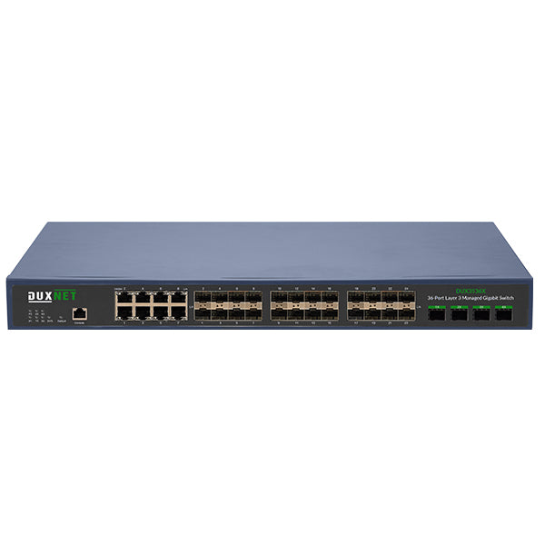 DuxNet 36-Port Layer 3 Gigabit Managed Switch