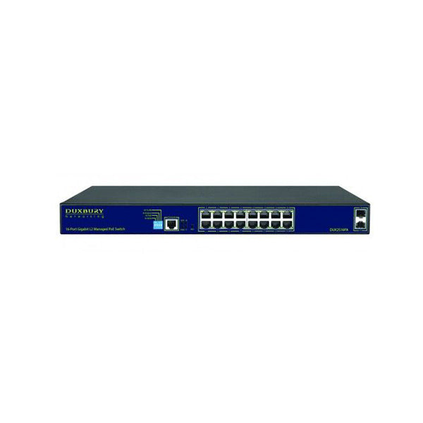 DuxNet 16-port Layer 2+ Managed Gigabit Switch