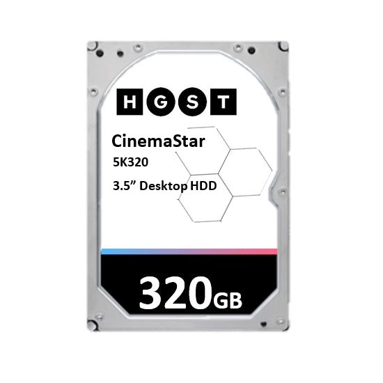 320GB HGST - SATA Desktop Hard Disk Drive 7200RPM (ReNew)