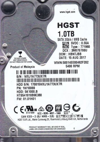 1TB HGST / WD Notebook 2.5" SFF, SATA-6Gbps, HDD