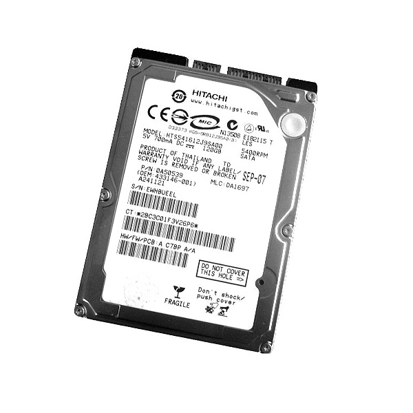 120GB HGST - 2.5" SATA 5400rpm 8MB Notebook HD