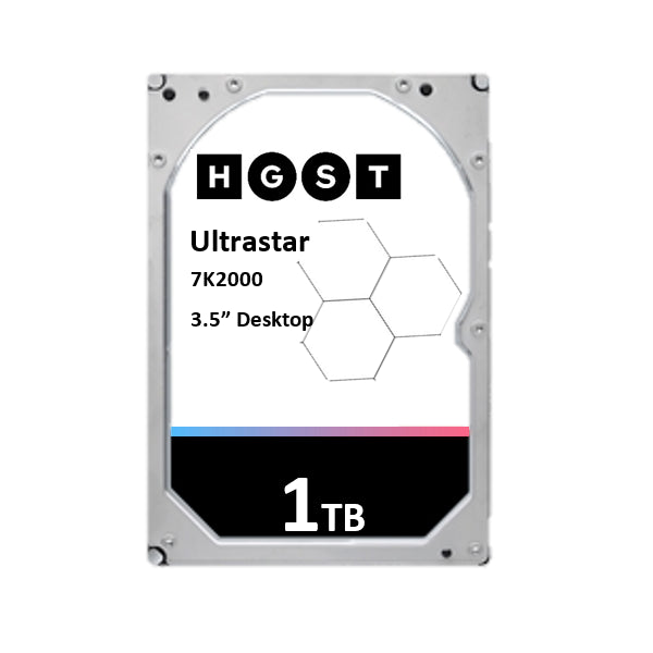 1TB HGST Ultrastar, 7200RPM, 32MB, SATA 3Gb, 3.5" HDD