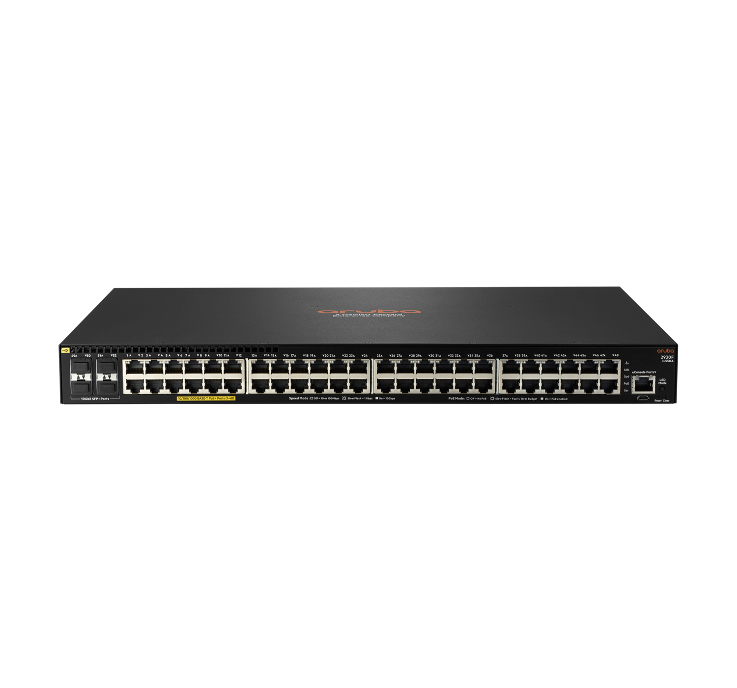 Aruba 2930F 48GPoE+4SFP+740W Swch