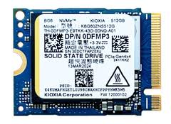 512GB Kioxia, BG6, M.2 2230, PCIe Gen4x4, NVMe, Internal SSD