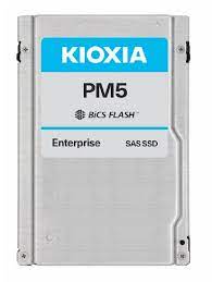 3.84TB Kioxia Enterprise PM5-R Series, 12Gbps, SAS Gen-2, RI, TLC, 2.5" Enterprise SSD