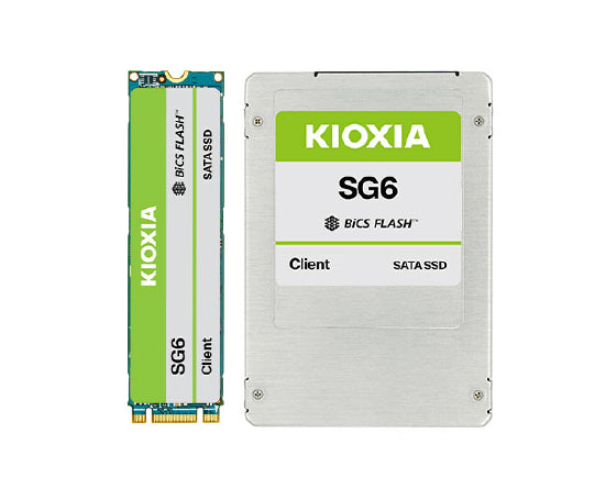 512GB, M.2 2280 (SATA), Toshiba (Kioxia) SG6 Series, High Performance (584MB/s Rd/Wr), BiCS Flash TLC SSD