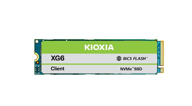 1TB Kioxia (Toshiba), M.2 2280, PCIe 3.1x4, 3180 MBps (Rd)/2960 MBps (Wr) 355K IOPS SSD