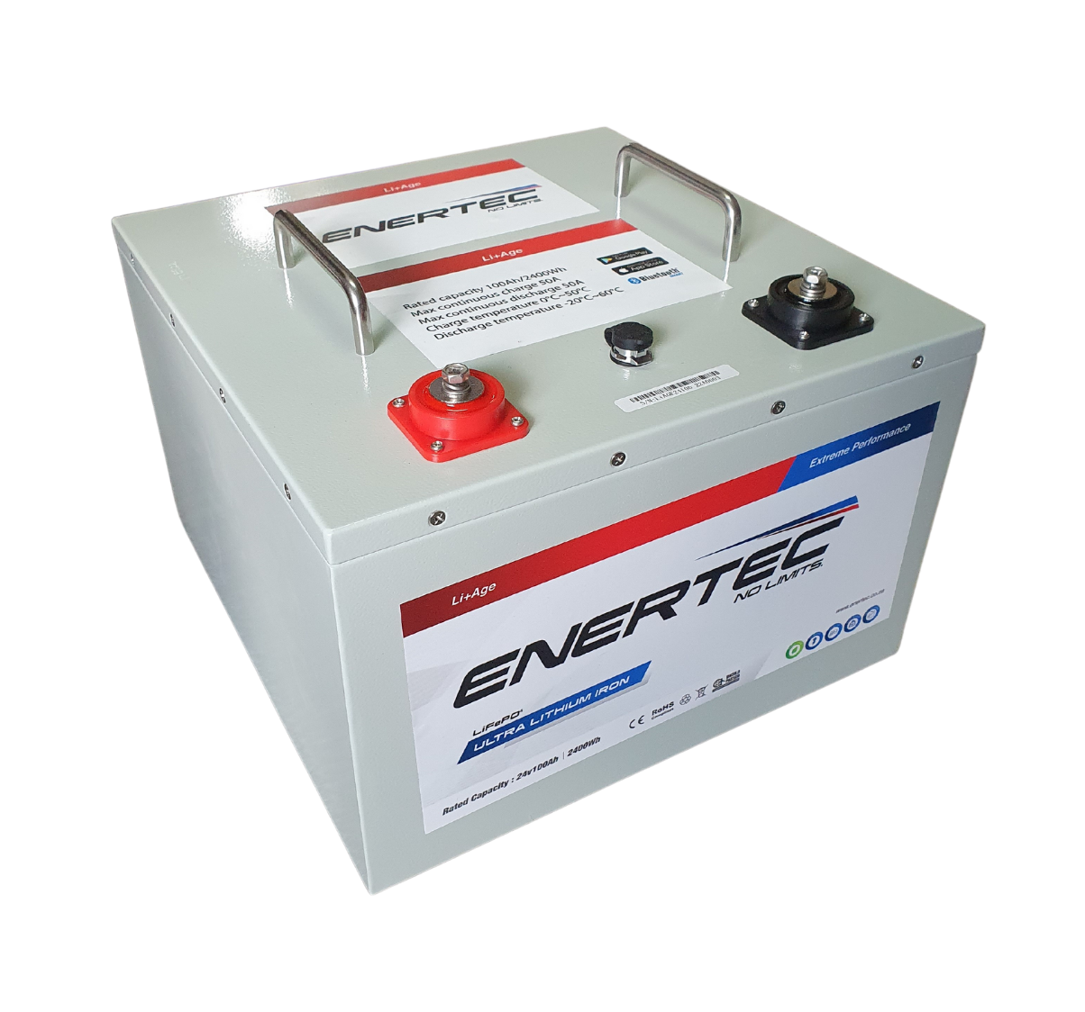 Enertec 100AH 24V 2160W Enertec Battery