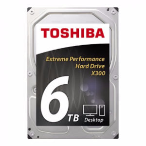 6TB Toshiba, 7200RPM, 128MB Cache, 6Gbps, Desktop SATA HD