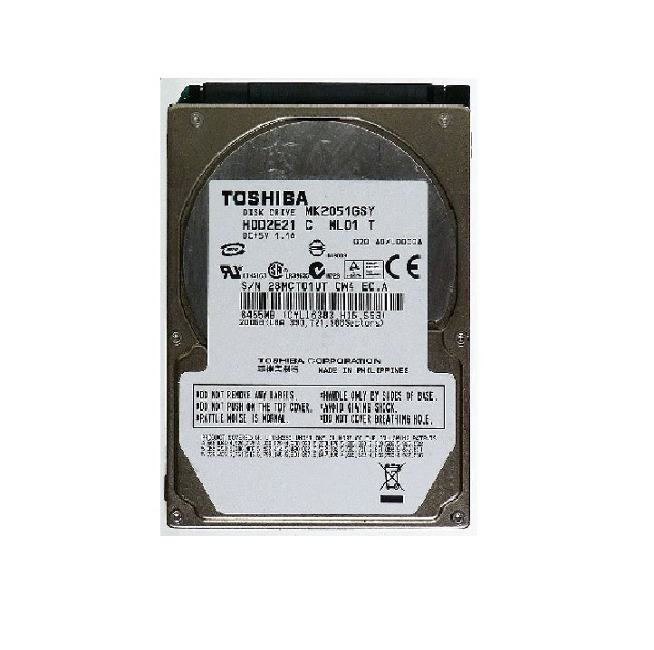 200GB Toshiba 2.5" SATA 7200rpm 16MB Notebook HD