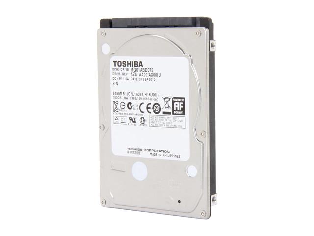 750GB Toshiba Internal Hard Drive 2.5" SATA