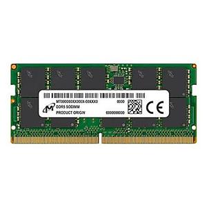 8GB Micron | DDR5-5600MHz | 262 Pins | 1Rx16 | PC5-5600B | CL46 | 1.1V Notebook Memory Module - MTC4C10163S1SC56BD1