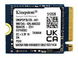 Kingston 2230 NVME 512GB SSD