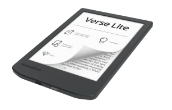 Pocketbook Verse Lite, 6” (15.24 cm), E Ink Carta, Dual Core (2×1 GHz), 8 GB, 2.4 GHz, Midnight Grey
