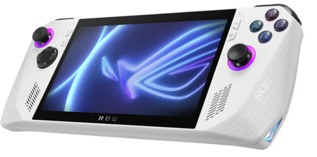 ASUS ROG ALLY RC71L / 7-inch FHD (1920 x 1080) 16:9 Touch Screen / Refresh Rate: 120Hz / 16GB LPDDR5 on board / 512GB PCIe® 4.0 NVMe™ M.2 SSD / 40WHrs  4S1P  4-cell Li-ion / Weight: 608 g / Windows 11 Home / 1 YR PUR Warranty