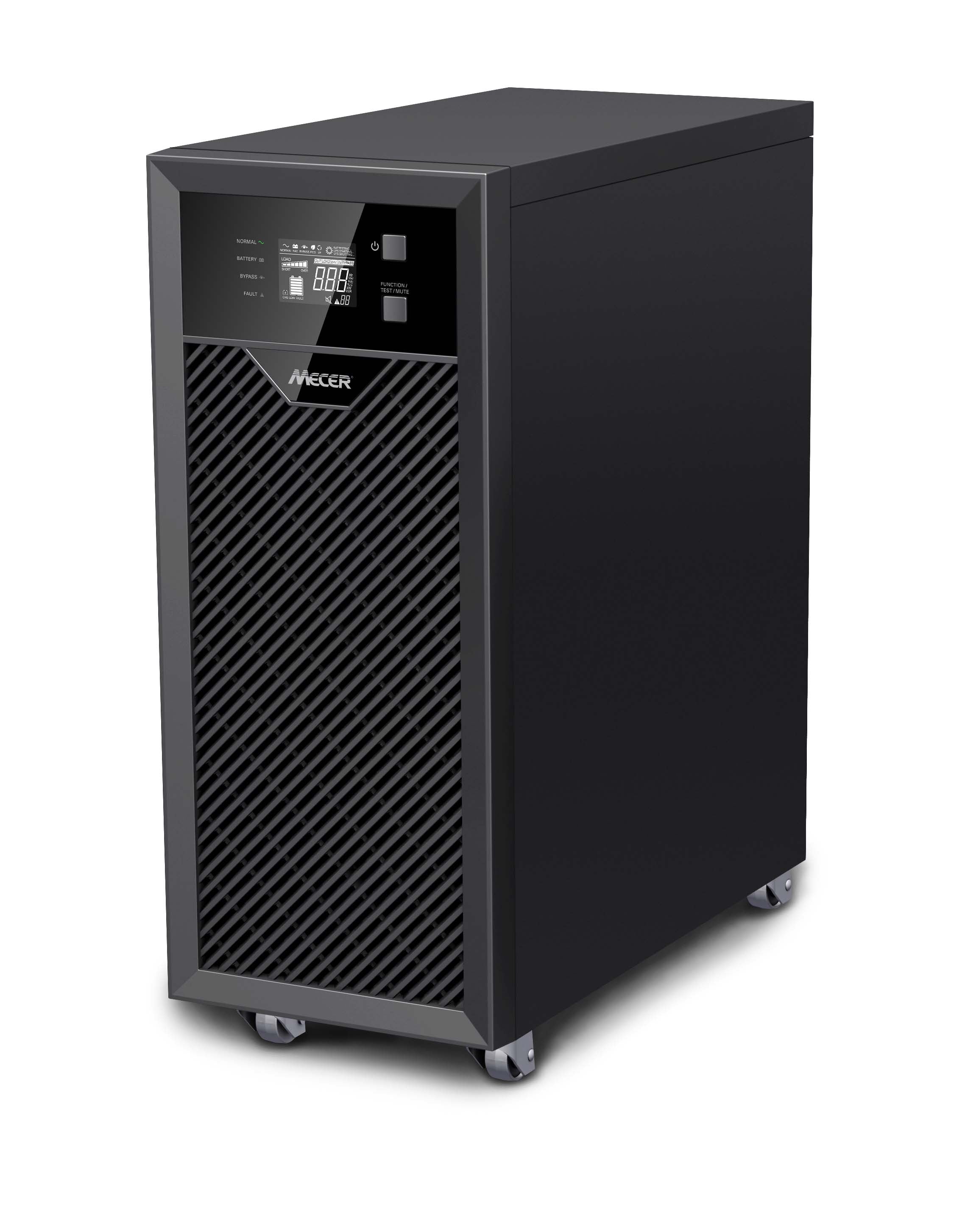 MECER INNOVA 6KVA ON-LINE TOWER UPS PF:0.9/ Built-In Battery 15x 12V/9Ah + SNMP card - (Battery Warranty 6 Months).