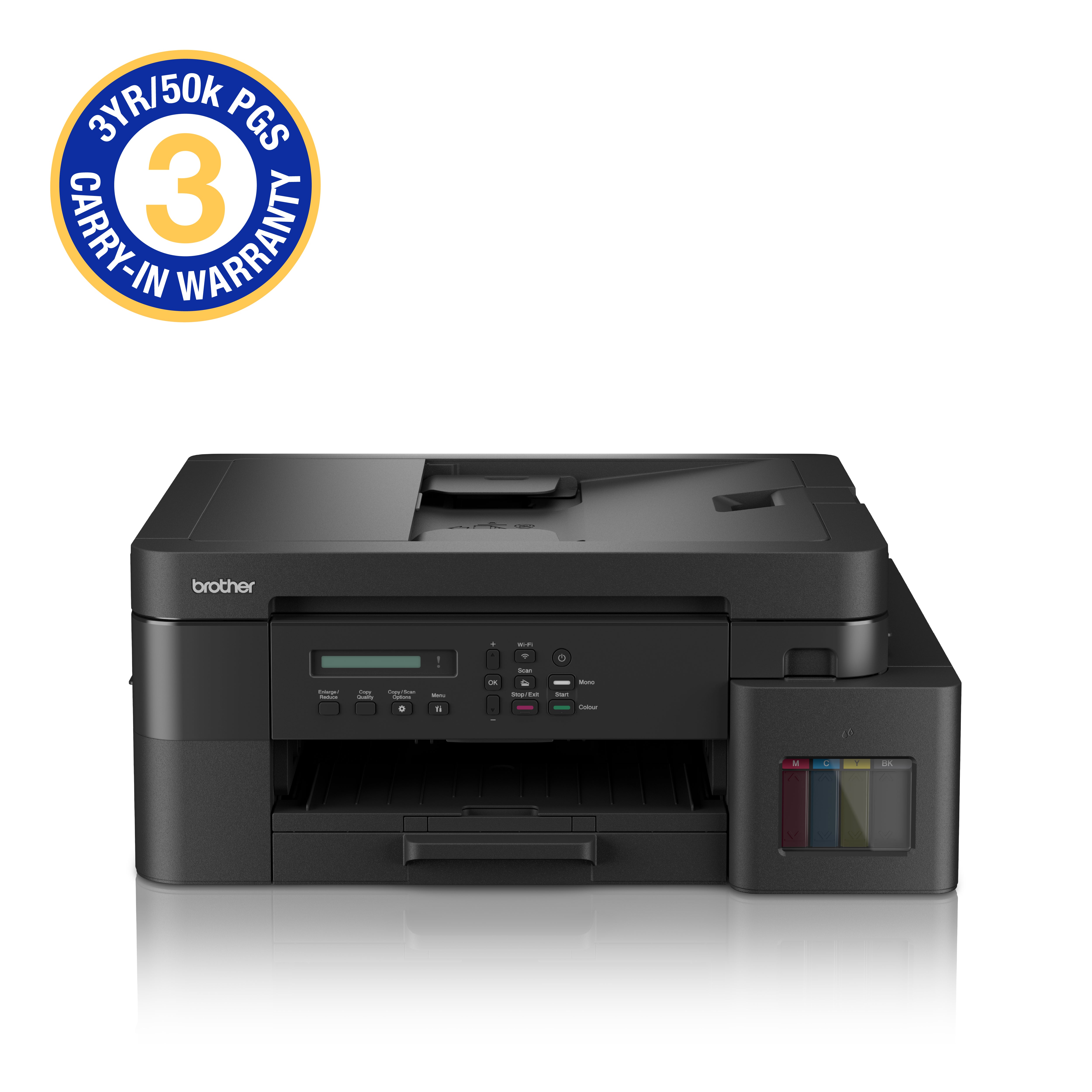 Brother DCP-T830DW Printer with 3 Year/50 000 Page Carry-in Warranty