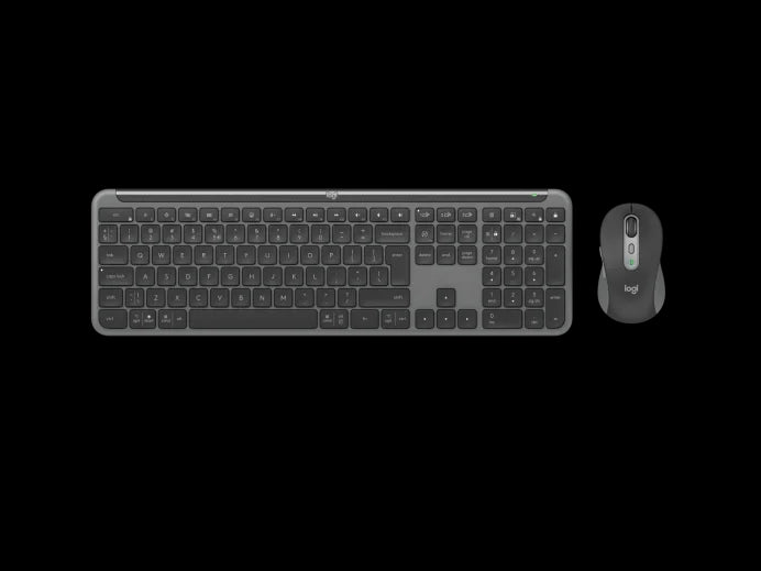 Logitech MK950 - Wireless Keyboard and Mouse - Graphite - Bluetooth