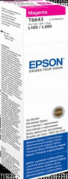 Epson / Ink Bottles Magenta 70ml EcoTank L565/ L550/ L486/ L455/ L386/ L382/ L365/ L355/ L355/ L310/ L3070 ... 6500 pages