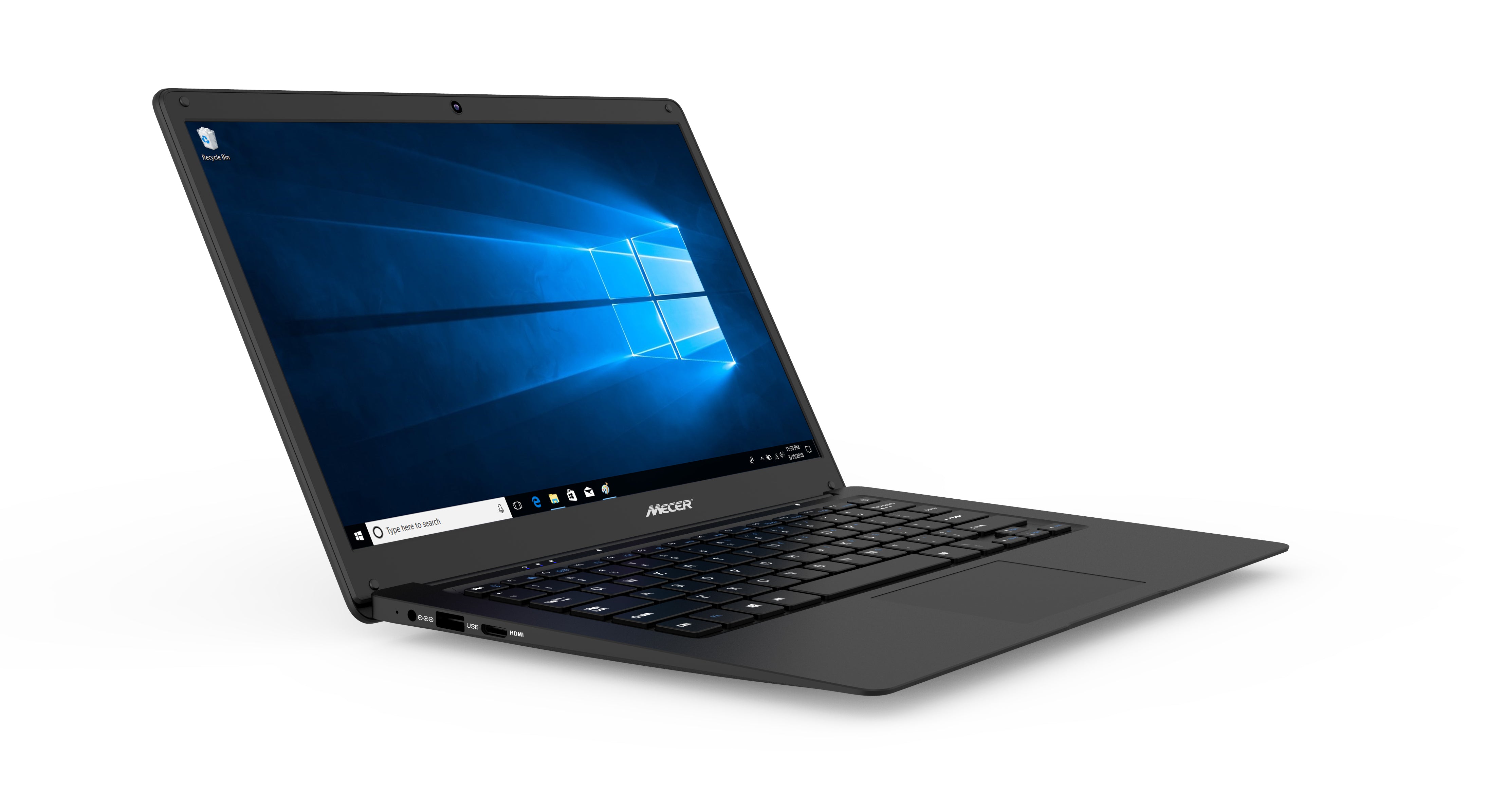 Mecer Xpression 14” Win11 Pro Quad Core Pentium N5030/ 4GB/ 128GB/ Wi-Fi & BT/ 0.3M Cam/ 1366x768TN/ 5000mAh/ Matt Black.