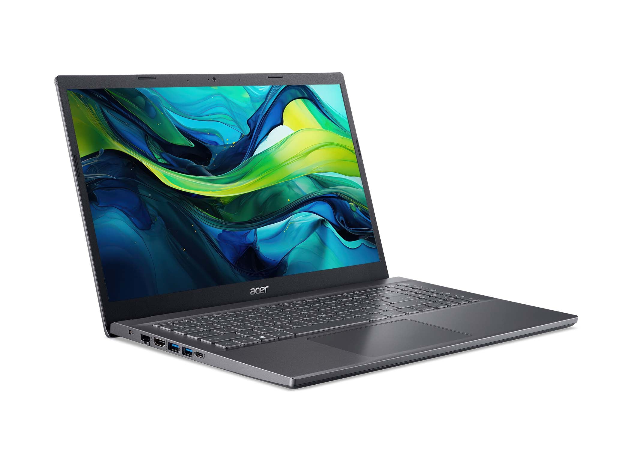 Acer Aspire A515-58GM-55ZS 15 6" FHD IPS SlimBezel Intel Core i5-1335UF 8GB DDR4 Memory 512GB PCIe NVMe SSD NVIDIA GeForce RTX 2050 4G-GDDR6 WIFI6E + BT5 Wireless FHD USB Camera Back light Keyboard Windows 11 Home 1 Year Warranty Iron/Iron