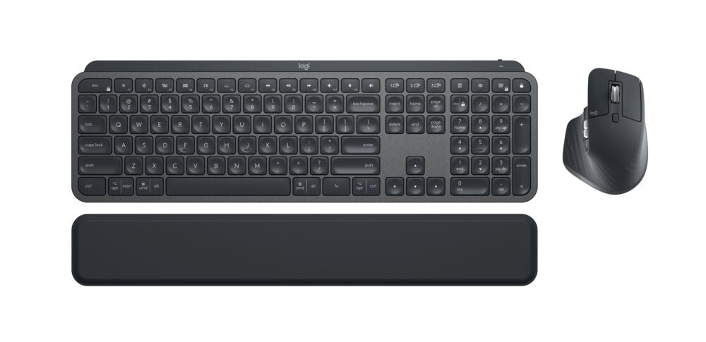 Logitech MX Keys S Combo - Wireless Keyboard and Mouse combo - Slimline - Graphite - Bluetooth