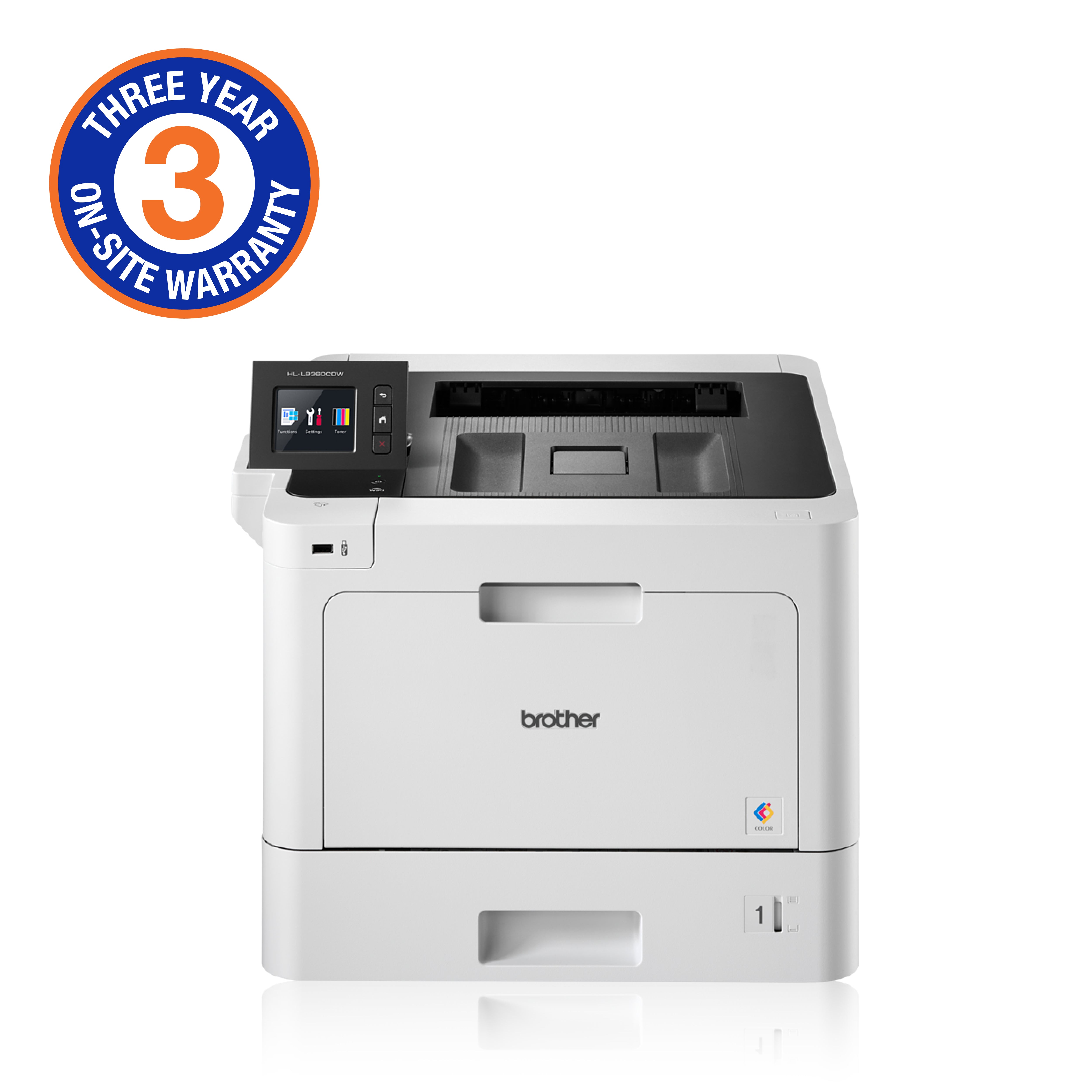 Brother HLL8360CDW with 3yr Warranty