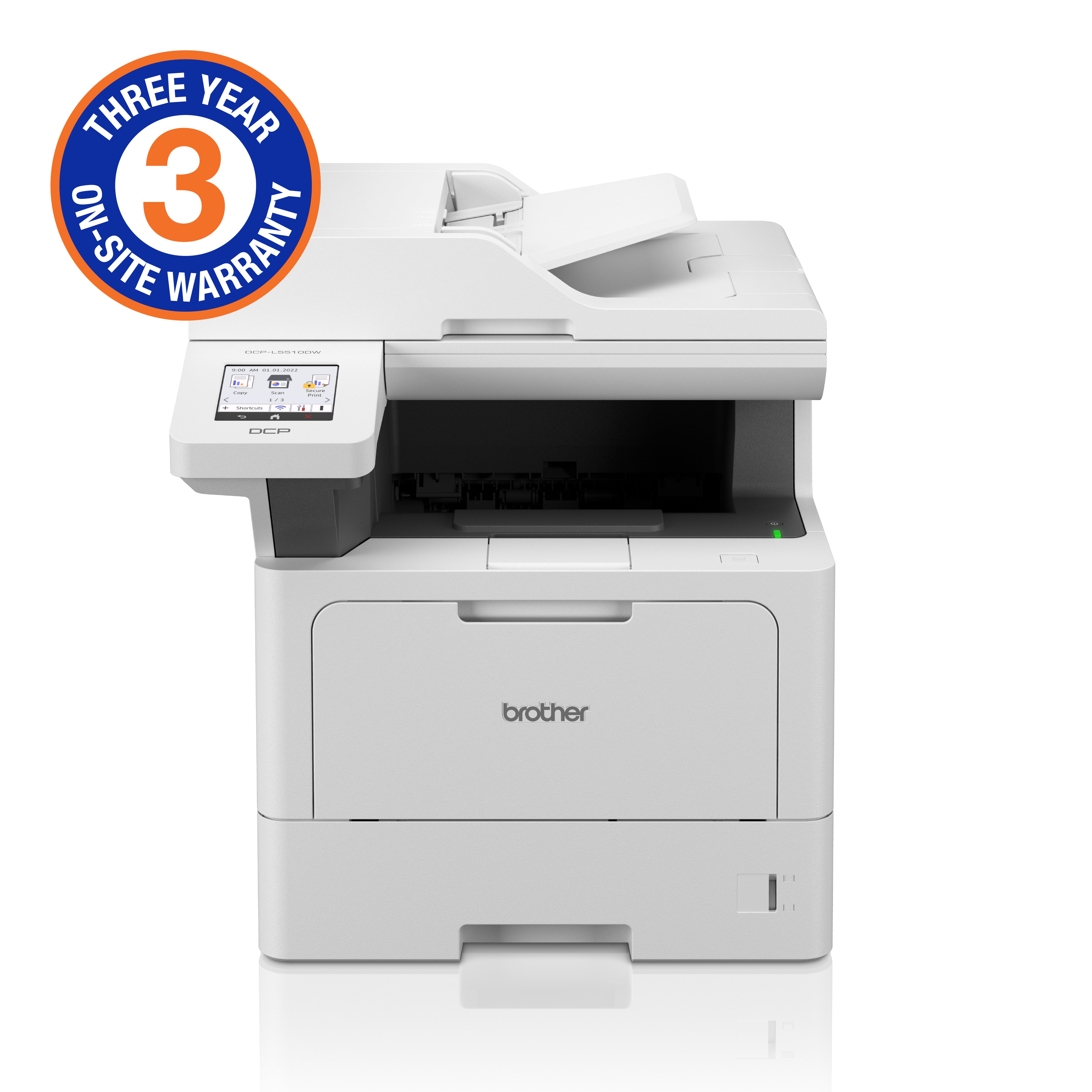 Brother DCP-L5510DW with 3 Year Warranty
