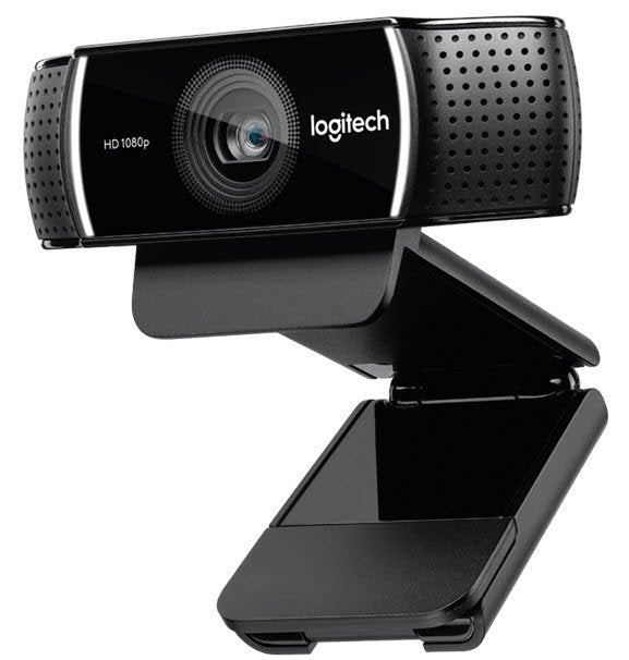 Logitech C922 Pro - Webcam - Stream edition - USB - Black - Includes tri-pod