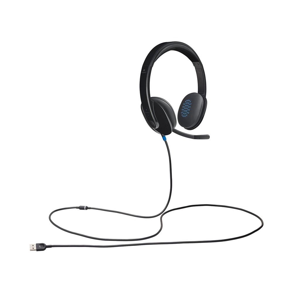 Logitech H540 - Stereo Headset - Black - USB