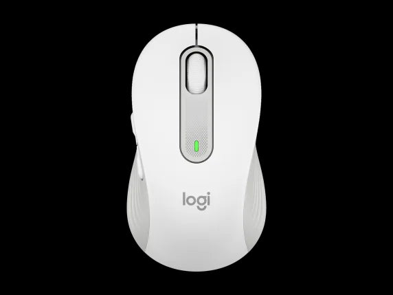 Logitech M650 - Signature Wireless Mouse - Off-White - Bluetooth