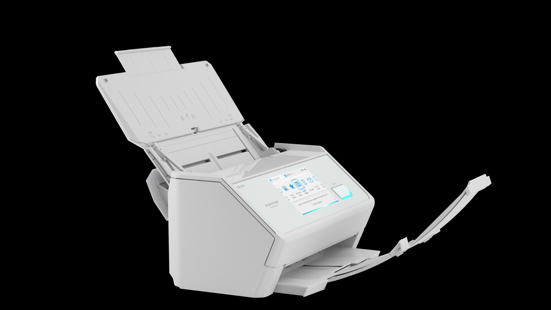 Ricoh ScanSnap iX2500 45ppm/90ipm A4 Duplex ADF Touchscreen Wi-Fi 6 Bluetooth 5.2 USB 3.2 LED Desktop Scanner (White)