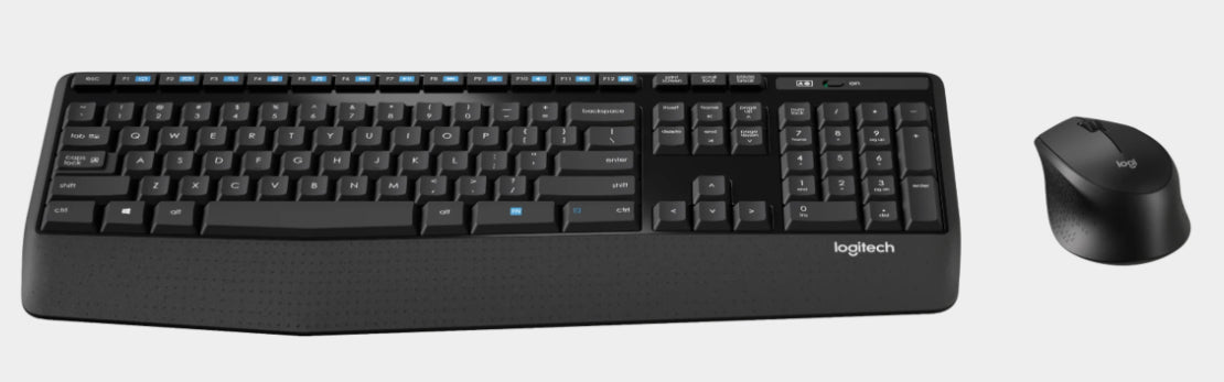 Logitech MK345 - Wireless Keyboard and Mouse Combo - Black - USB