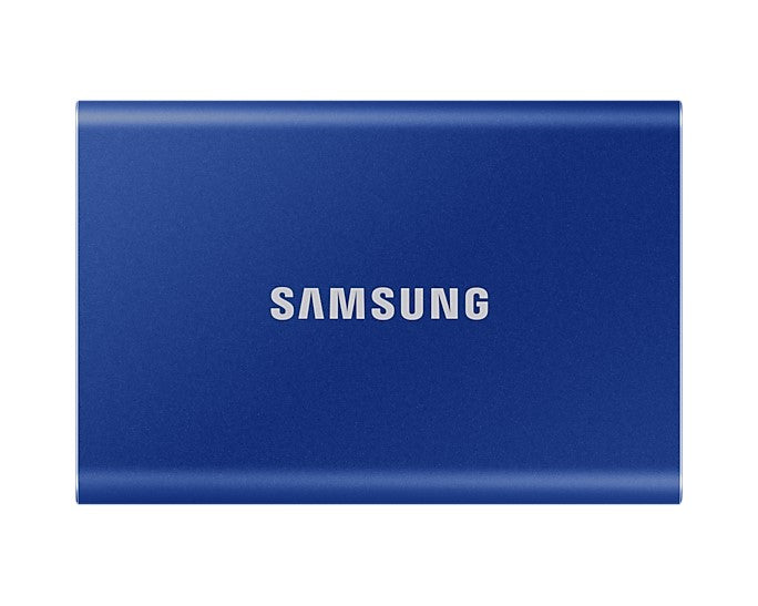 Samsung T7  Portable SSD 1 TB/ Transfer speed up to 1050 MB/s/ USB 3.2 (Gen2/ 10Gbps) backwards compatible/ AES 256-bit hardware