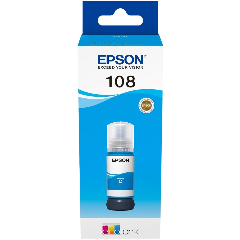 108 Ink Bottle Cyan 70ml for L8050 / L18050