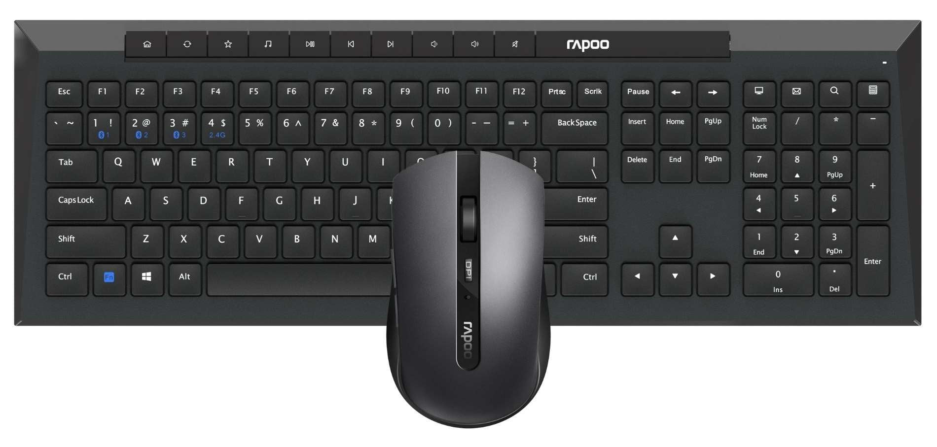 8210M - Multi-mode wireless keyboard and mouse combo