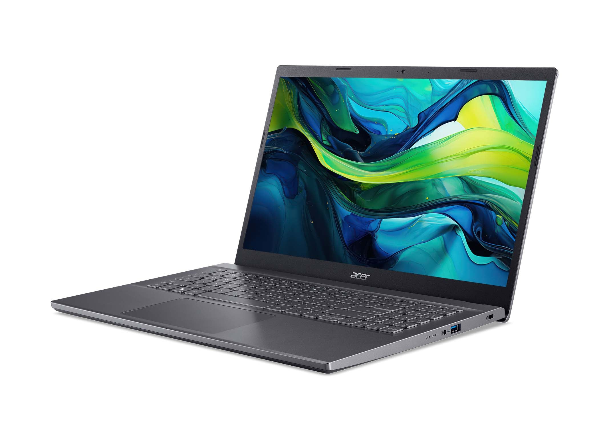 Acer Aspire A515-58GM-76QK 15 6" FHD IPS SlimBezel Intel Core i7-1355U 8GB DDR4 Memory 512GB PCIe NVMe SSD NVIDIA GeForce RTX 2050 4G-GDDR6 WIFI6E + BT5 Wireless FHD USB Camera Back light Keyboard Windows 11 Home 1 Year Warranty Iron/Iron