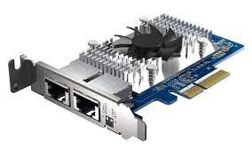 QNAP Dual-port (10GBASE-T) 10GbE Network Expansion Card, Intel X710, PCIe Gen3 x4