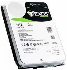 10TB Seagate Exos X16, 3.5", 7200RPM, SATA, 6GbS, 512e, 4Kn, 256MB Cache, Enterprise Hard Drive