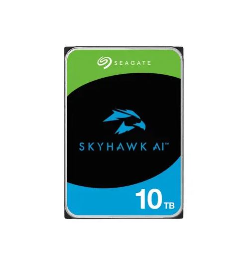 10TB Seagate Skyhawk 3.5", 7200RPM, SATA 12Gb/s, 256MB cache, Surveillance 512e Hard Drive