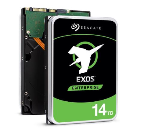 14TB Seagate Exos X16, 512e, SATA 6Gbs, 7200rpm, 3.5" LFF, High Performance Desktop Hard Drive