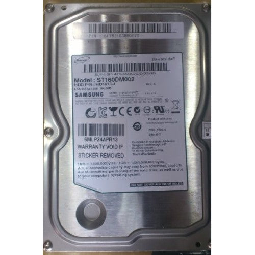 160GB Seagate 3.5" SATA 7200rpm 8MB Desktop HD