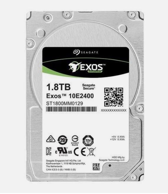 1.8TB Seagate Enterprise, 10K RPM, SFF 2.5", SAS-2, 512e, 256GB Cache, 12Gbs Hard Drive