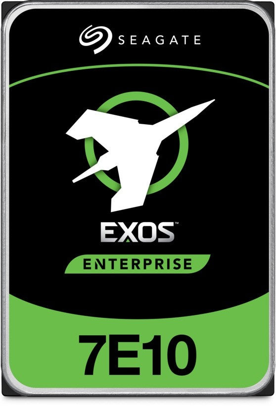 2TB Seagate Exos 7E10 Enterprise Series, LFF 3.5" Fast Format SATA-6Gbps, 7200RPM Internal HDD