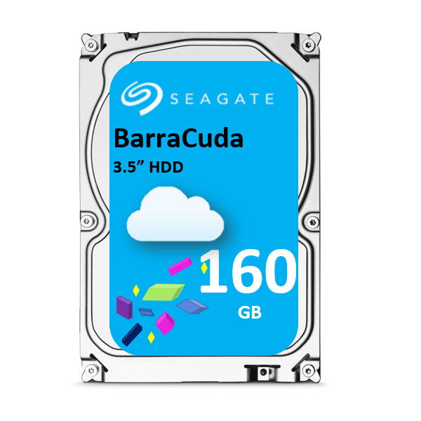 160GB Seagate, 8mb cache, 7200rpm, SATA-300, 3.5"